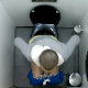 This bowlcam video comes from the Czech Republic and features a girl with a shaved head pissing and shitting into a toilet. Multiple camera angles. Decent audio. Presented in 720P HD. Over 3 minutes.